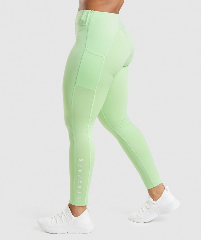 Legginsy Gymshark Sportowe Damskie Głęboka Zielone | PL 408YCR